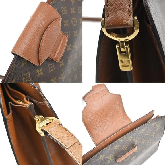 LOUIS VUITTON Courcelles Shoulder Bag Monogram Leather Brown M51375 86YH461 - Picture 9 of 16